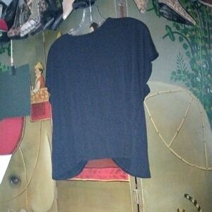 a new day Women's Black Short Sleeve Top